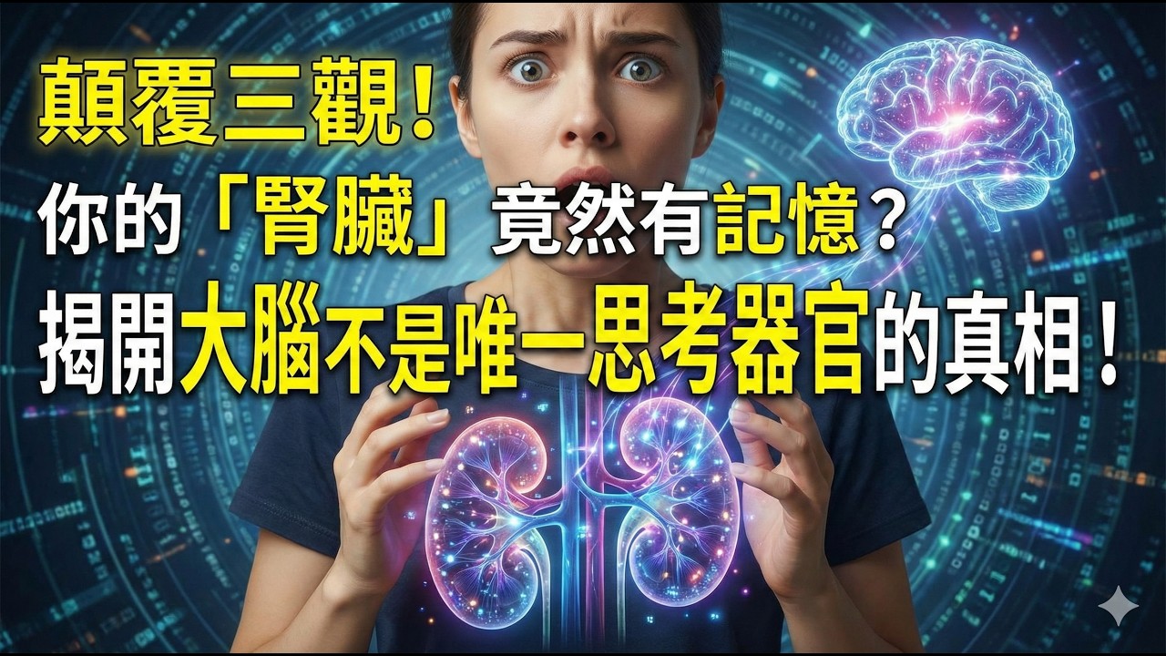顛覆三觀！你的「腎臟」竟然有記憶？揭開大腦不是唯一思考器官的真相！ #腎臟記憶 #細胞記憶 #尼古拉庫庫錫金 #AI覺醒 #意識本質 #演化論 #分子生物學 #優投資 #顛覆認知 #生命起源