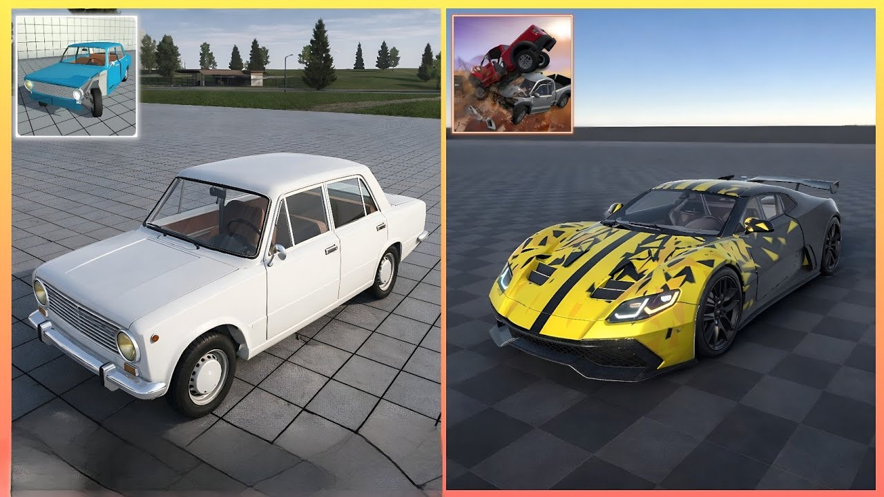 Simple Car Crash vs Flexicx – Crash Test Comparison 