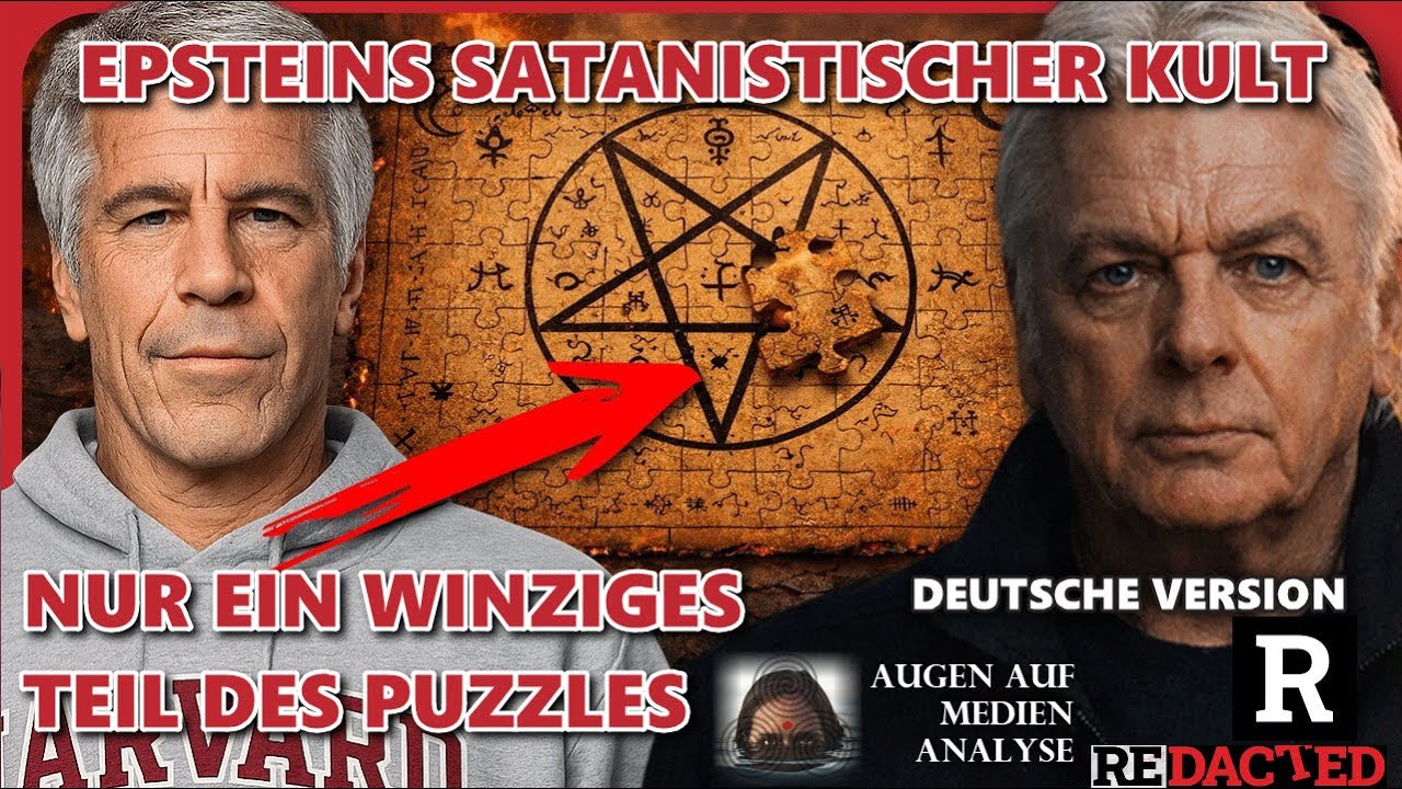 David Icke enth&uuml;llt: Epsteins Satanskult ist nur ein kleines Teil des Puzzles (Redacted - DE)