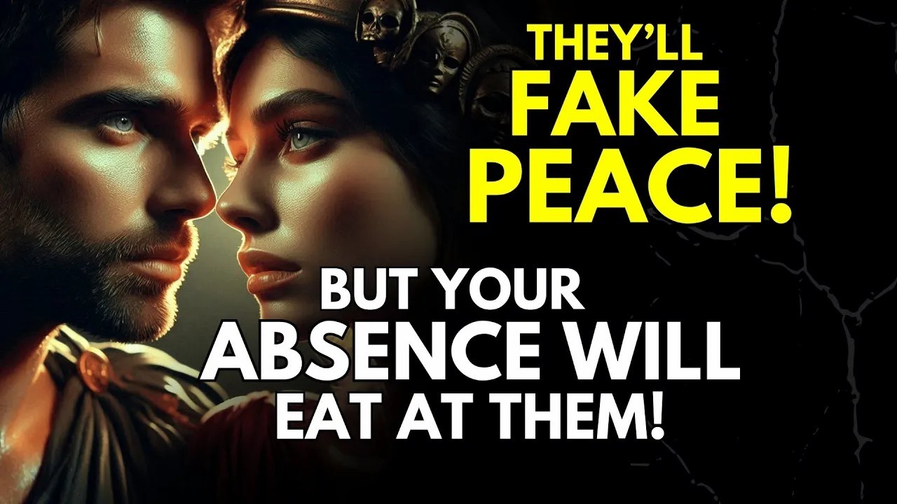 They’ll Fake Peace—But Your Absence Will Eat at Them   Stoicism