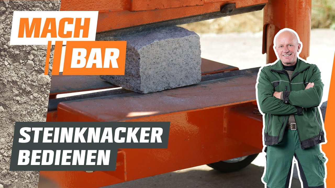 Steinknacker bedienen: Pflastersteine schneiden leicht gemacht | OBI