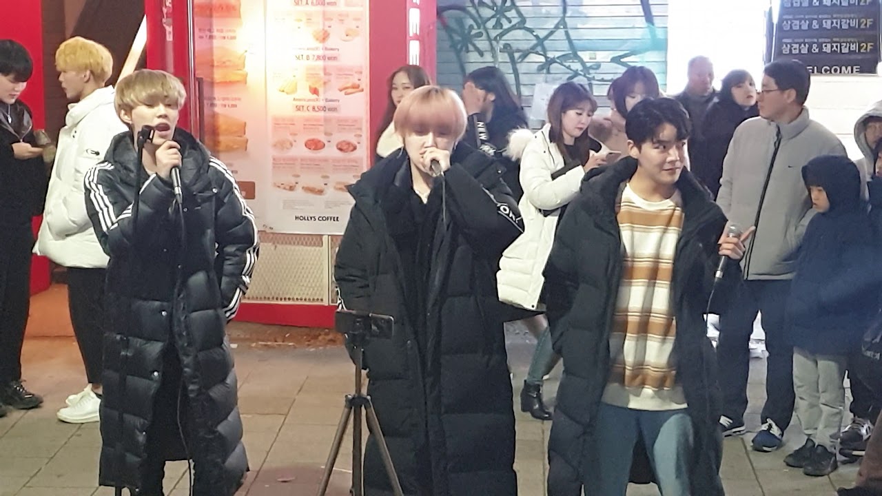 《iKON_LoveScenario(Vocal)》☆♡🤗🥰20200101_190753 #Because(비커즈) 아이콘#사랑을했다 홍대 노래버스킹 #SnowHorse