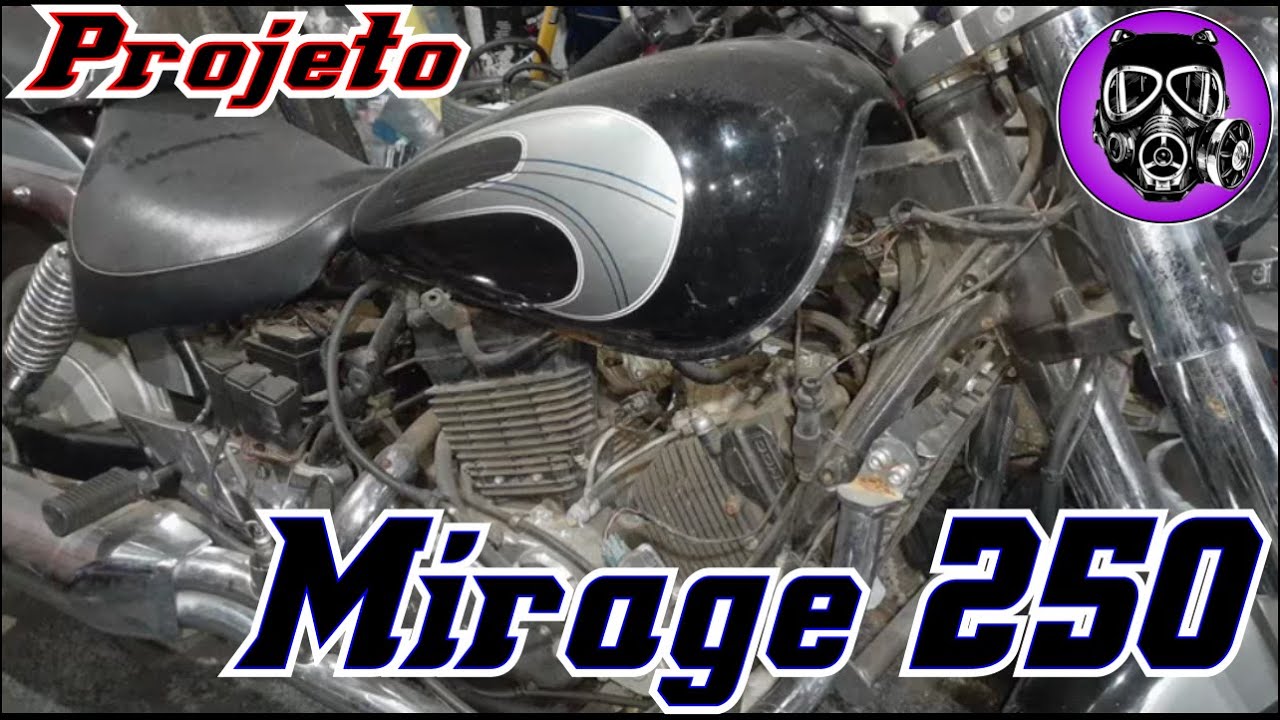 Projeto Mirage 250 - Tirar Injeção Instalar Carburador e 2 TCI e Customização ! - CN - 01