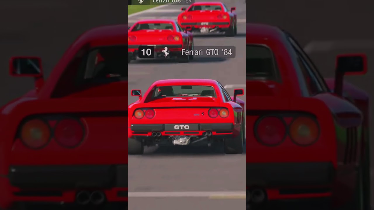 GT7 CUSTOM RACE MONZA LEGEND CAR FERRARI GTO '84 FIRST LOOK PS5 4K GAMEPLAY