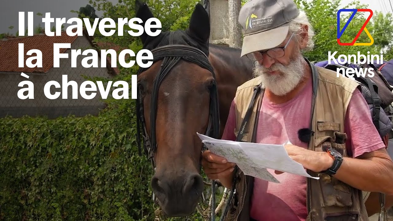 Avec son cheval, Bernard le Baroudeur traverse la France entière 🐴