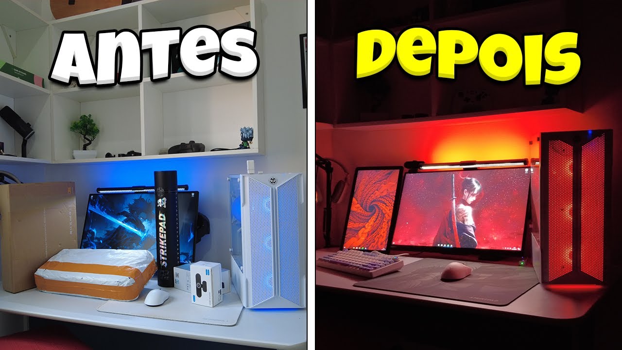 Fiz uma MEGA TUNAGEM no Meu Setup Gamer ( Ficou Perfeito)