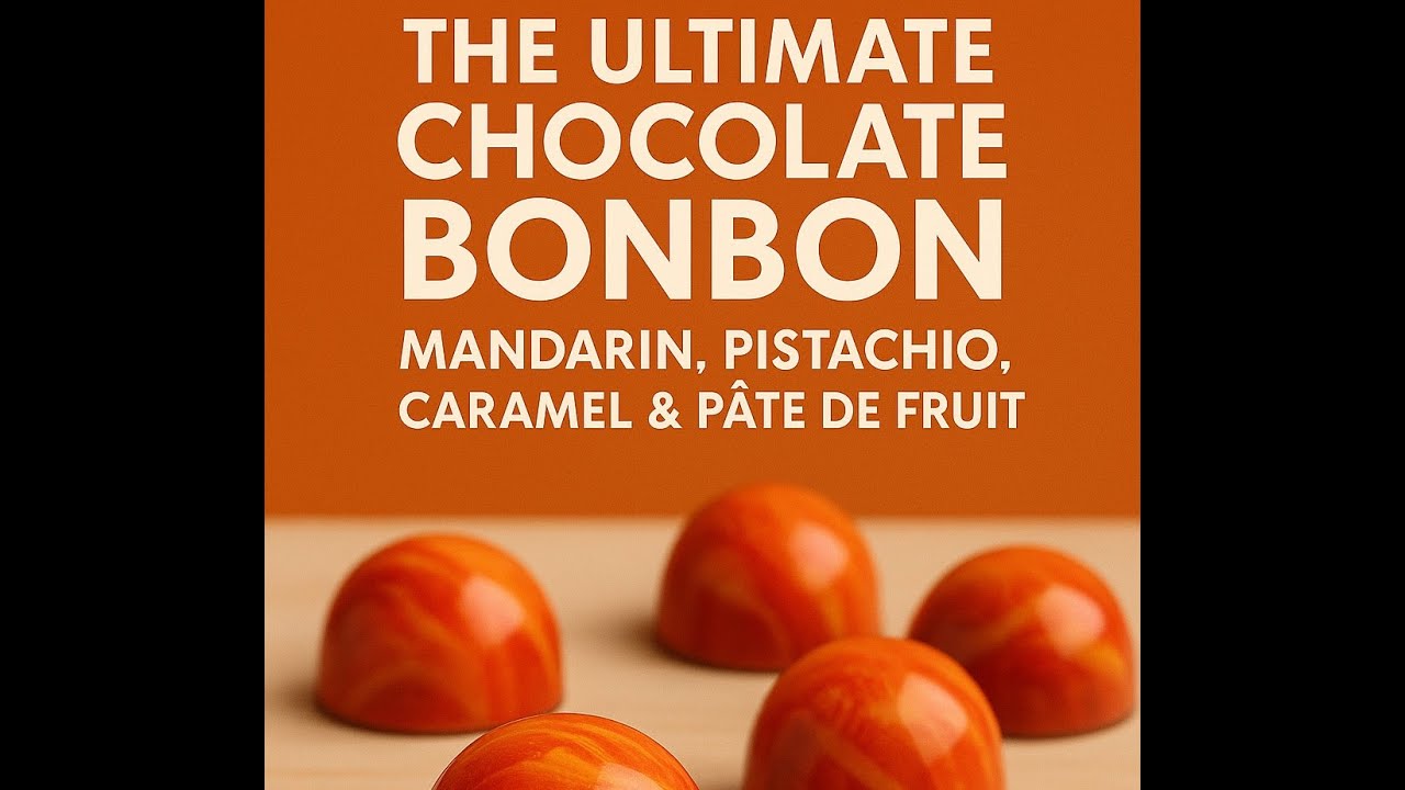 The Ultimate Chocolate Bonbon: Mandarin, Pistachio, Caramel & Pâte de Fruit