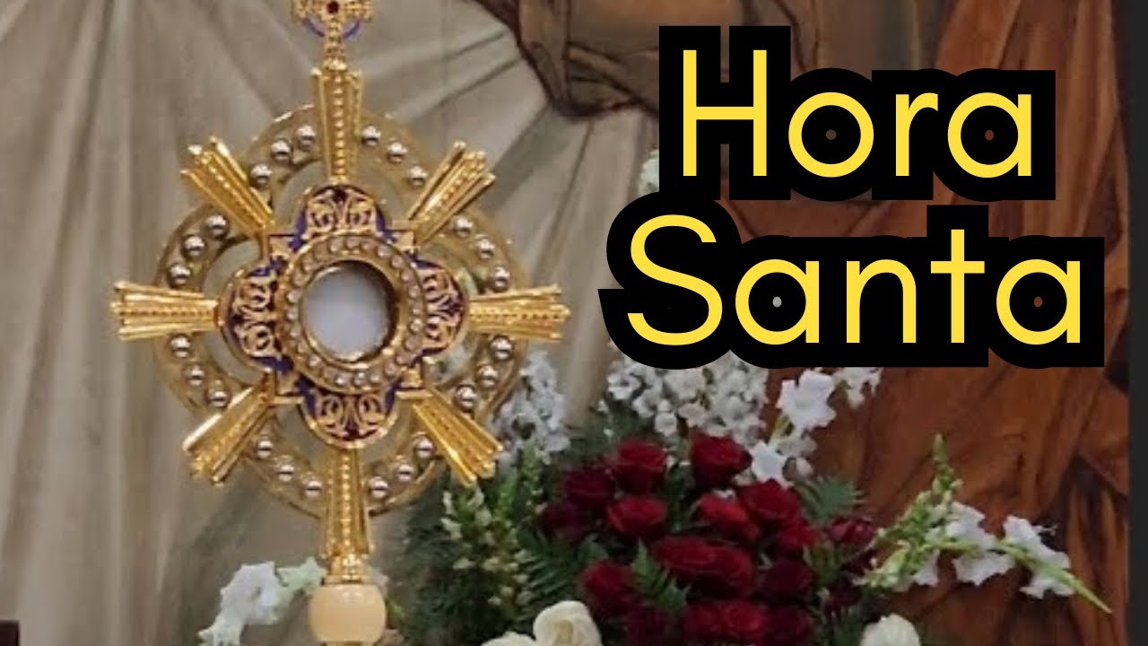 Hora Santa con Jesús Eucaristía 🙏 ponga su intención