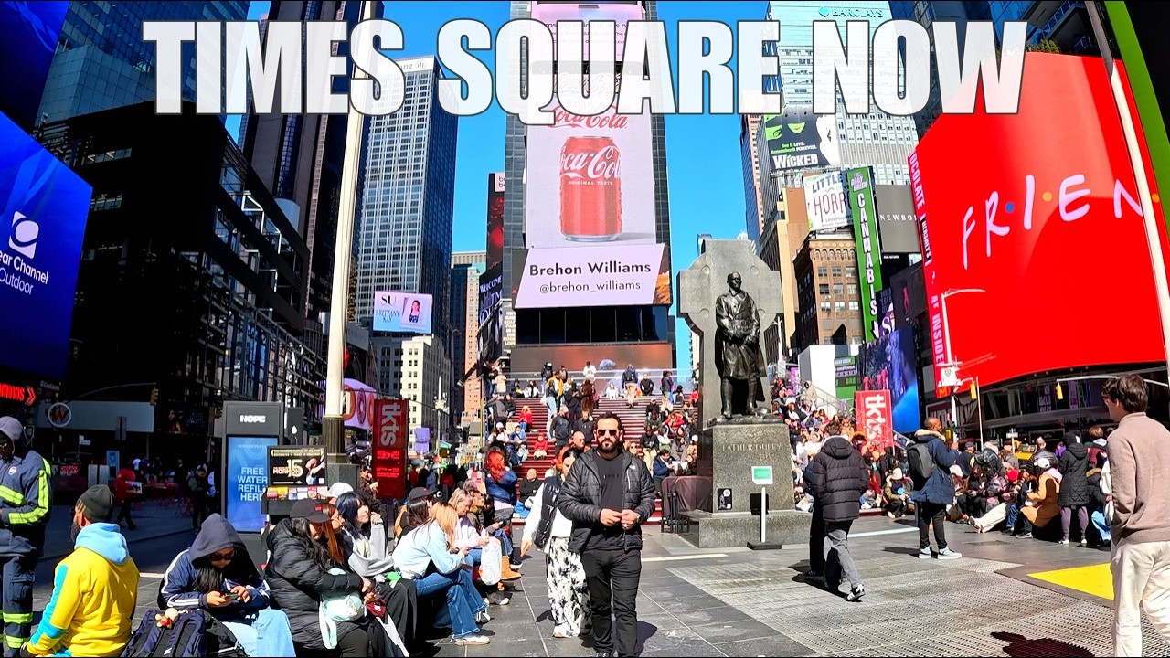 Times Square NYC Walk 🇺🇸 Midday Crowd Energy | Real New York Street Life (March 24, 2026)