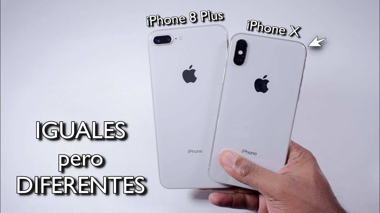 iPhone X vs iPhone 8 Plus COMPARACIÓN 😎 IGUALES pero DIFERENTES ¿cuál COMPRAR y PORQUE ? -RUBEN TECH