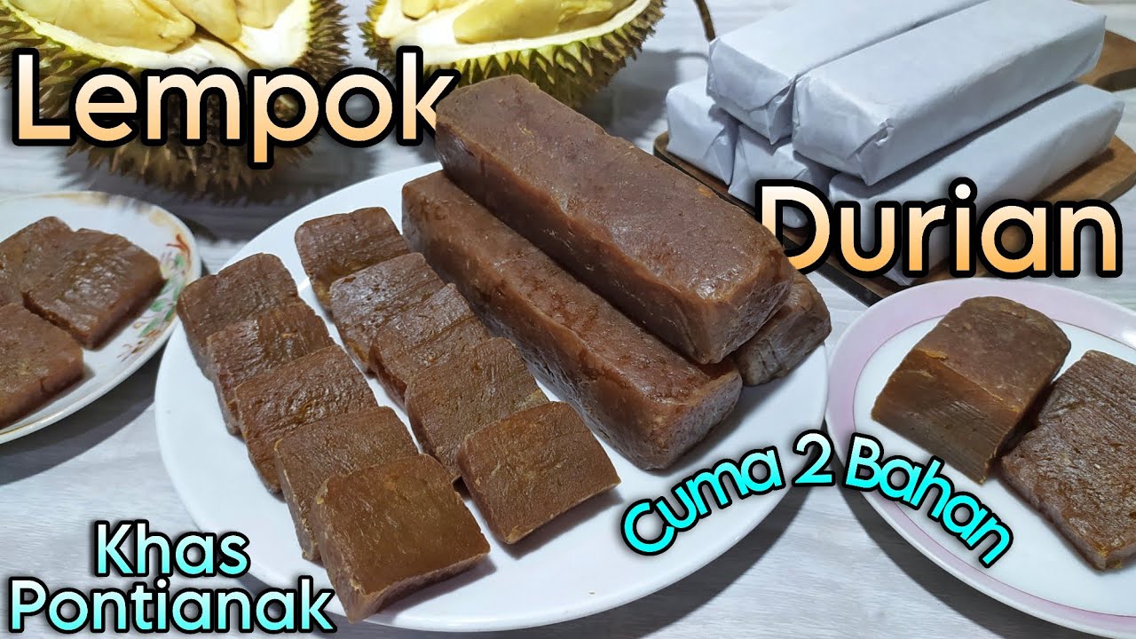 Lempok Durian khas Pontianak Cuma 2 Bahan*Tips Lempok Berminyak dan Tidak Perlu Mengaduk Berjam-jam