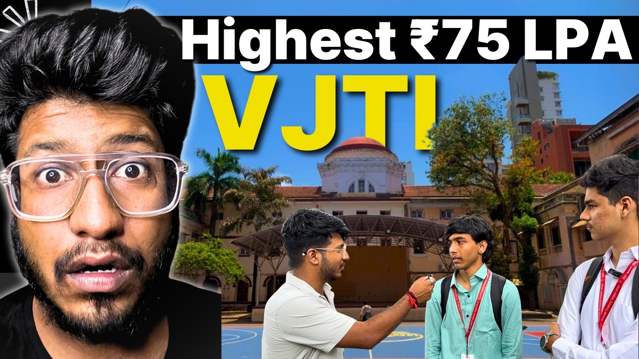 VJTI Mumbai Campus Tour 🔥| Honest Review & Placements | Tips to Crack MHTCET