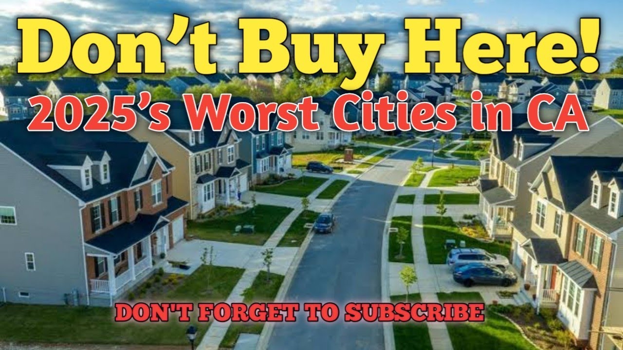 Top 10 Worst Cities to Buy a Home in California (2025)  | Avoid These Housing Markets! best of world