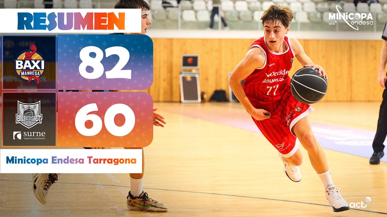 Occident Bàsquet Manresa - Bilbao Basket Fundazioa (82-60) RESUMEN | Minicopa Endesa Tarragona 2024