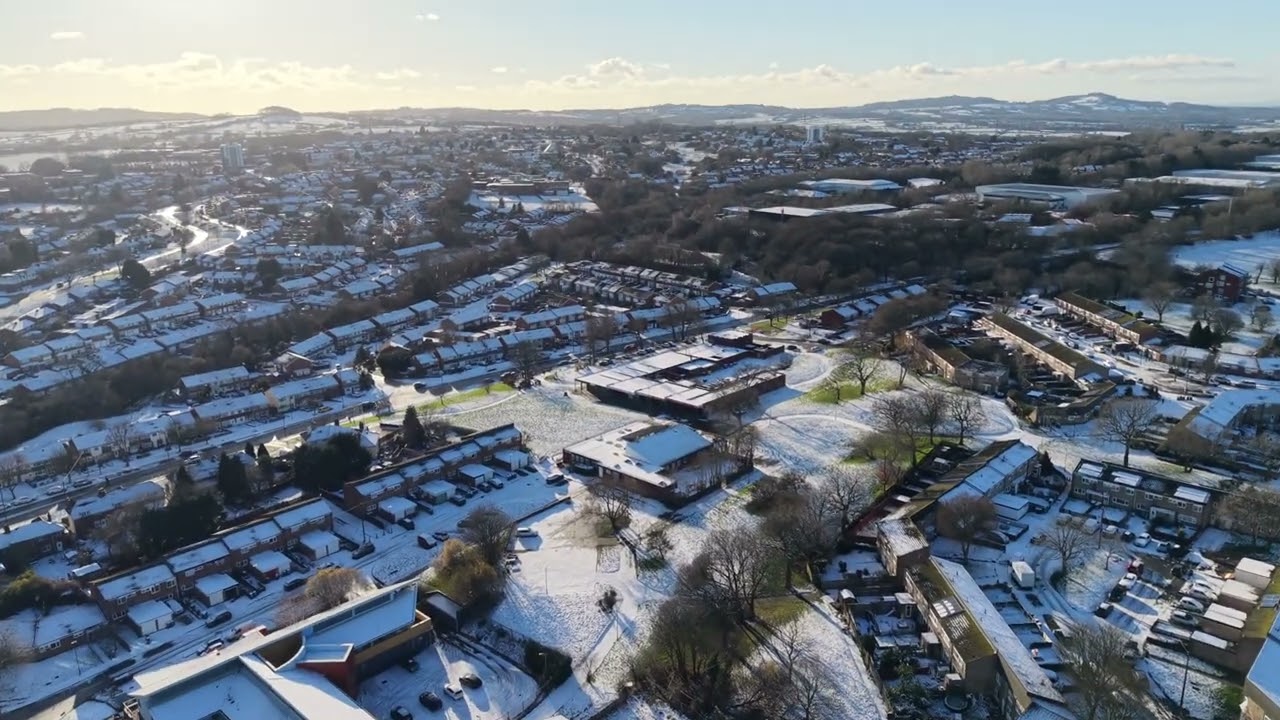 Bartley Green Birmingham winter snow 