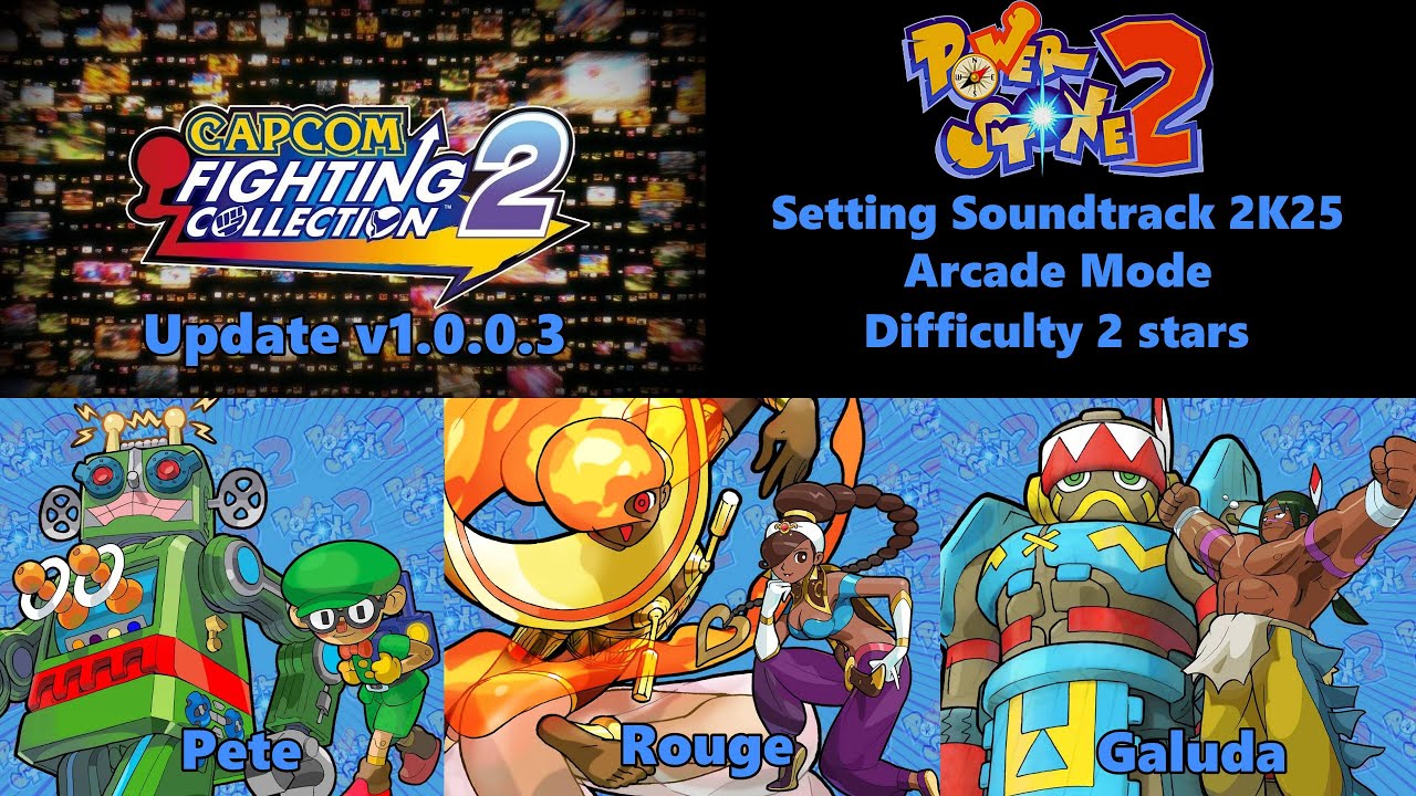 CFC2 v1.0.0.3 Power Stone 2 Pete Rouge Galuda Arcade Playthrough (2 Stars)