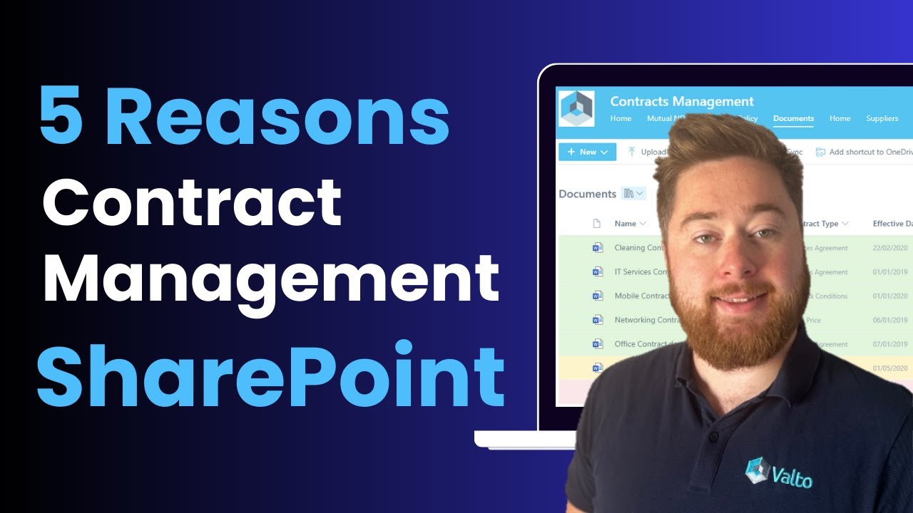 Top 5 Reasons to Choose SharePoint for Contracts Management