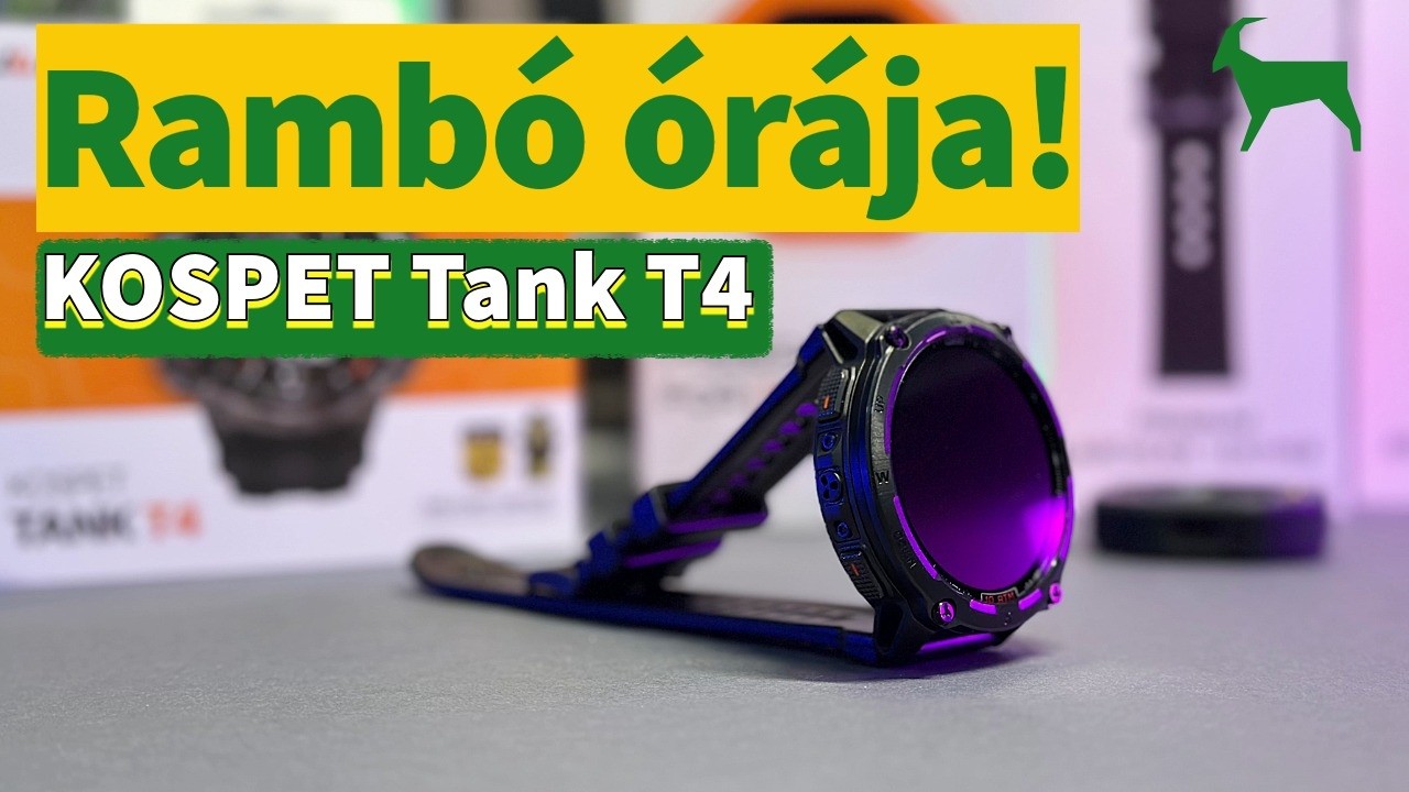 Katonai teszteken &aacute;tesett okos&oacute;ra &ndash; KOSPET Tank T4, a t&uacute;l&eacute;lő!