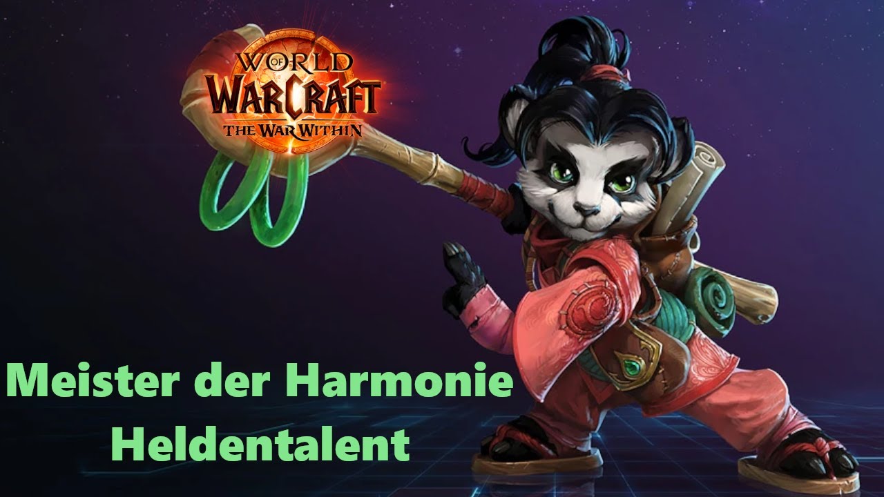 Meister der Harmonie M&ouml;nch Heldentalente - WoW The War Within Talent Vorschau | Heal Monk