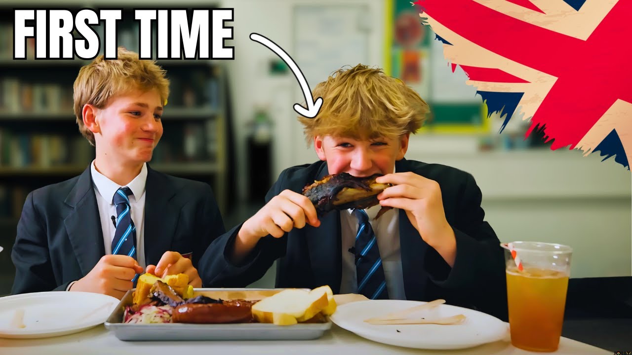 Texas BBQ Blew Their Minds! | British High Schoolers Try BBQ