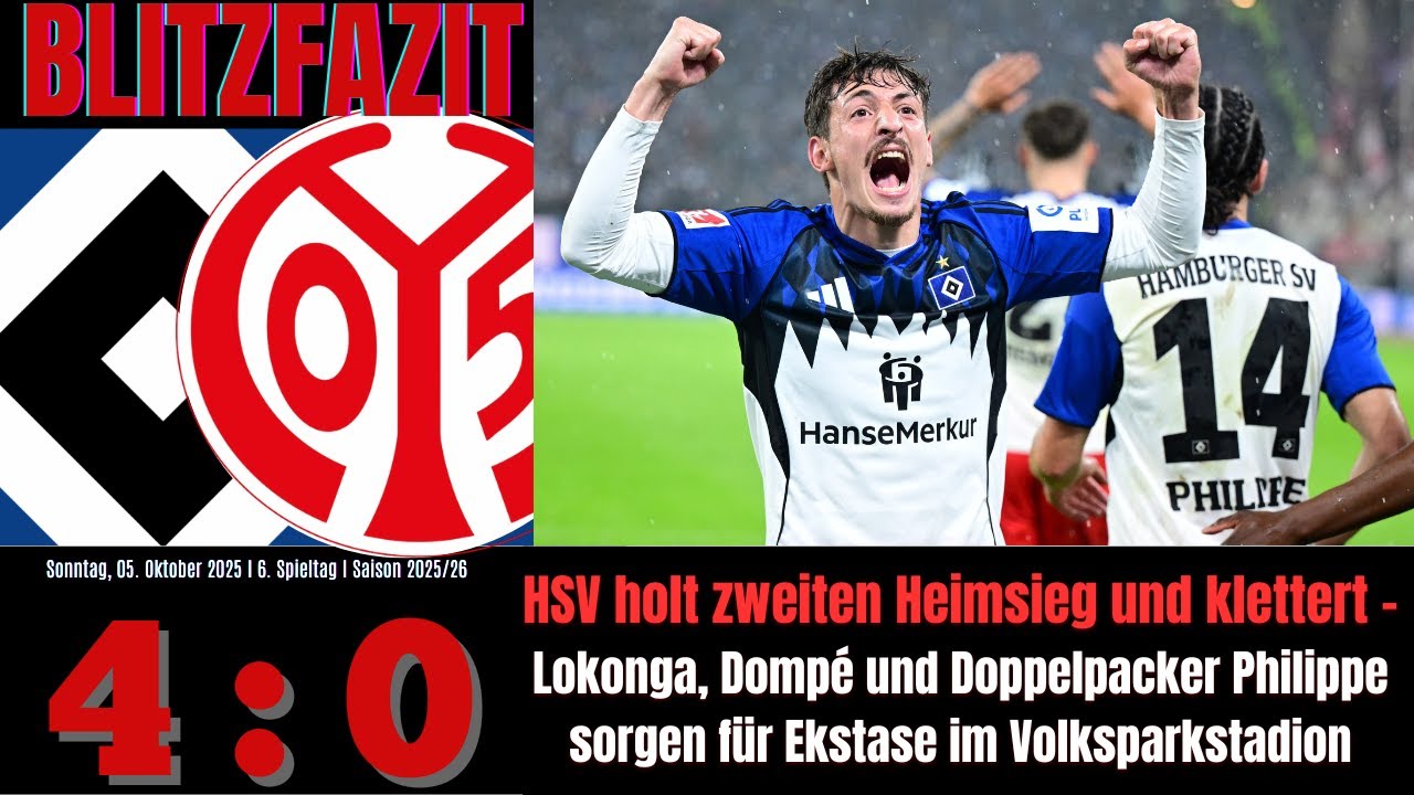 Scholle's Blitzfazit | HSV 4:0 FSV Mainz 05 | 6. Spieltag | Saison 2025/2026 | #168
