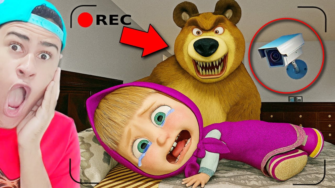 COLOQUEI CÂMERAS NA CASA DA MASHA E O URSO!! 😱 - Isso aconteceu...