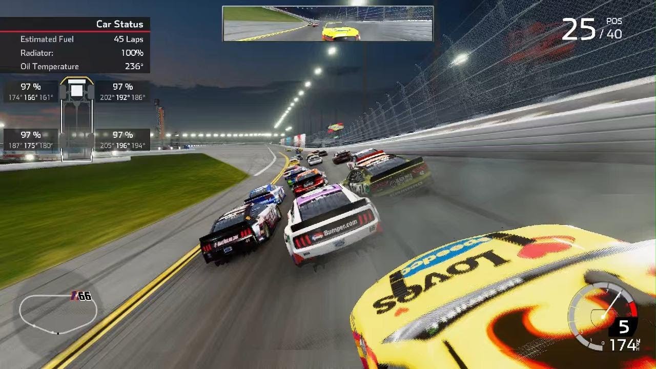 NASCAR Heat 5 superspeedway crashes #3