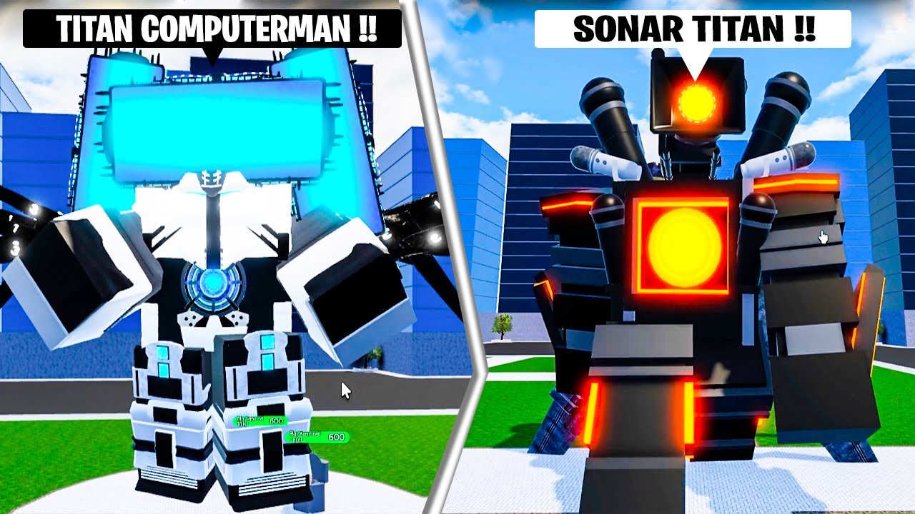 Nuevo TITAN COMPUTERMAN y SONAR TITAN !! ShowCase Roblox Skibidi Toilet Super Toilet Brawl
