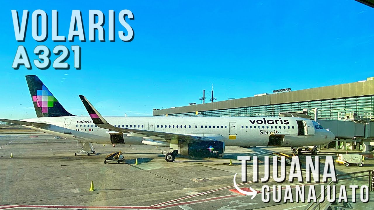 TRIP REPORT: Volaris A321 (ECONOMICA) | Tijuana - Guanajuato | Reporte de vuelo FHD