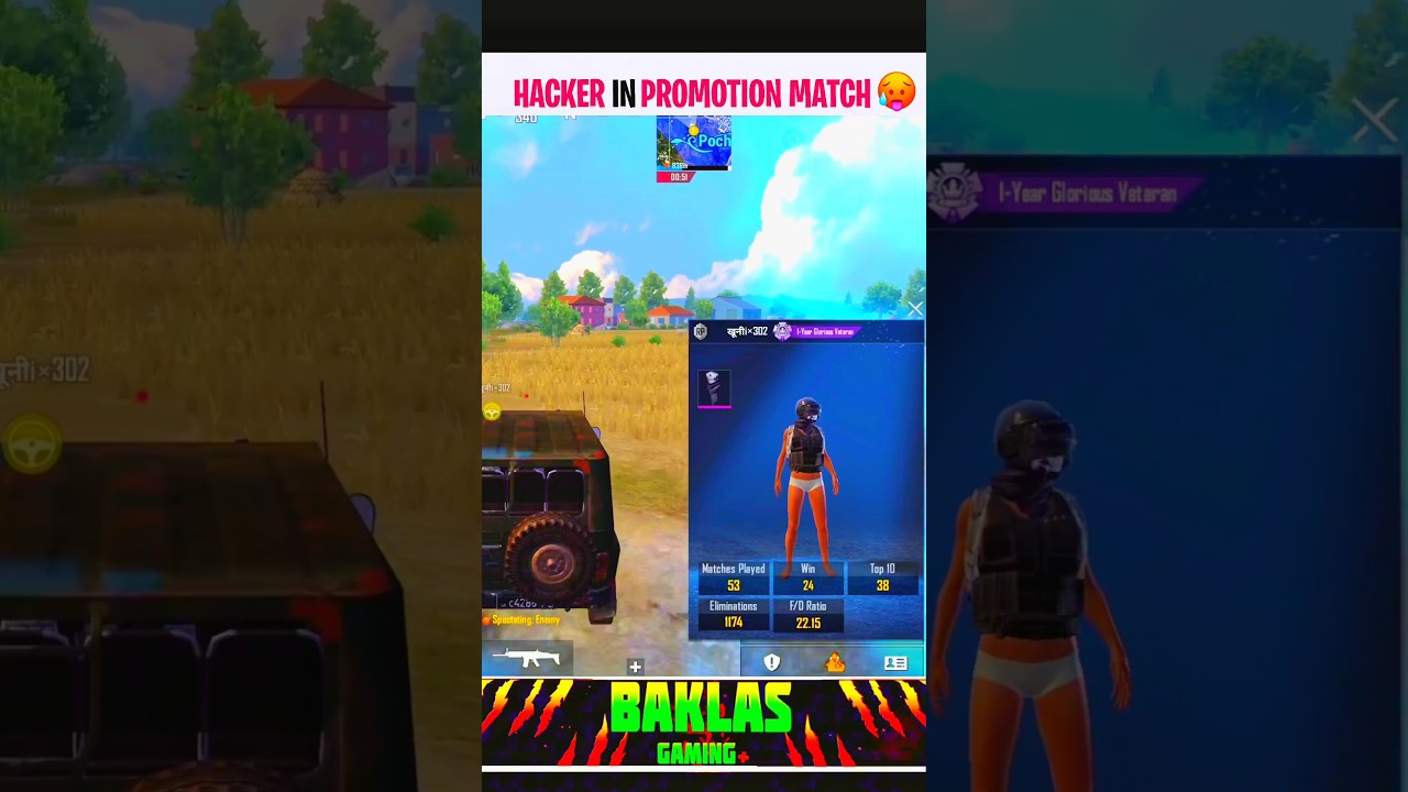 Hacker In Promotion Match 🔥