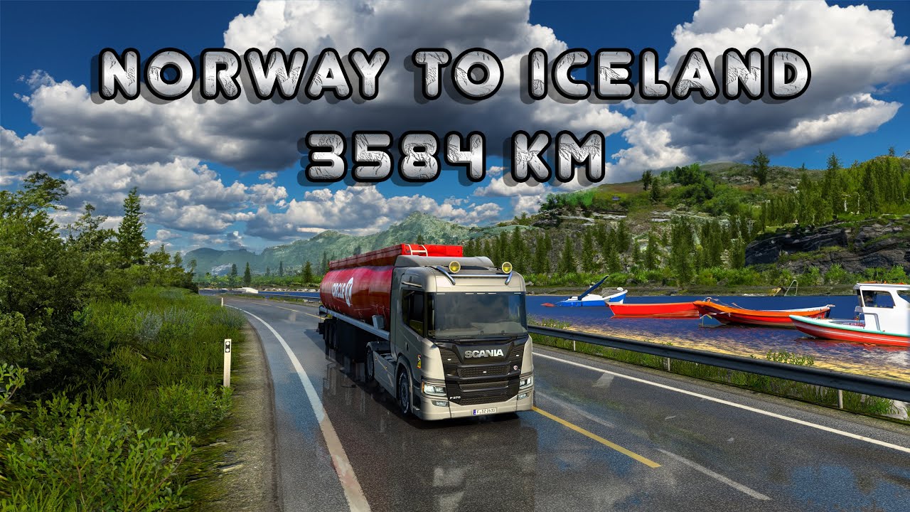 Long Delivery | Norway to Iceland | Euro Truck Simulator 2 | Logitech G29