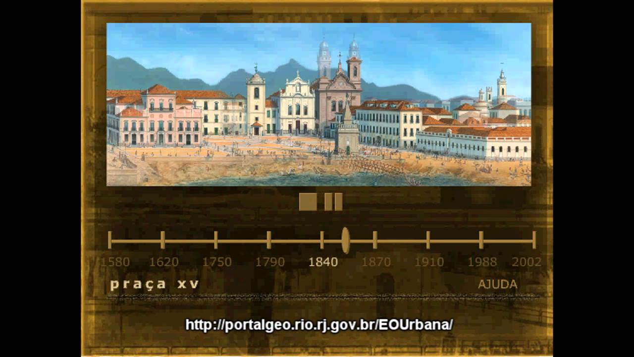 VIAJANDO NO TEMPO - Evolu&ccedil;&atilde;o urbana da Pra&ccedil;a XV - RJ