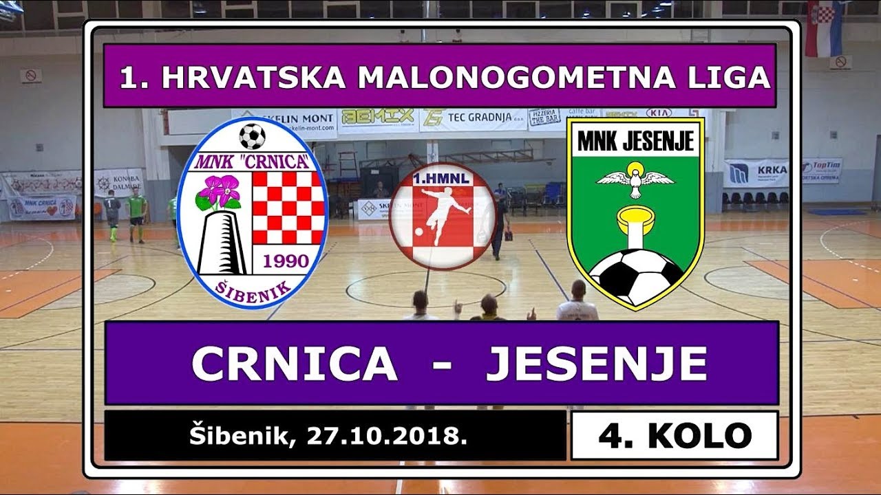 1. HMNL, 4. kolo: CRNICA - JESENJE 4:2, 27.10.2018.