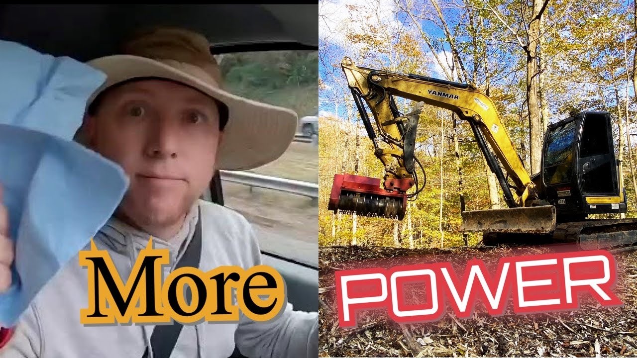 Fecon FMX36 Forestry Mulcher-Testing Higher Hydraulic Flow Rates | DigginLife21