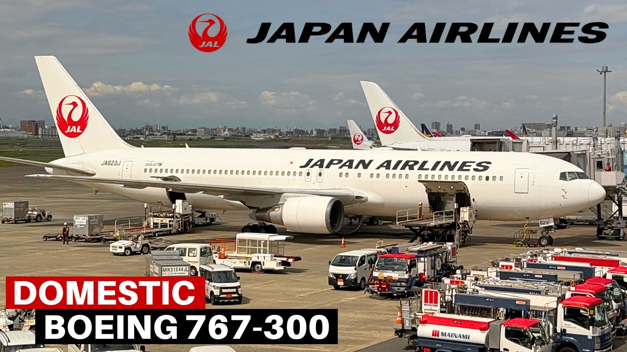 JAPAN AIRLINES BOEING 767-300 (Economy) | Tokyo - Osaka | Flight Review