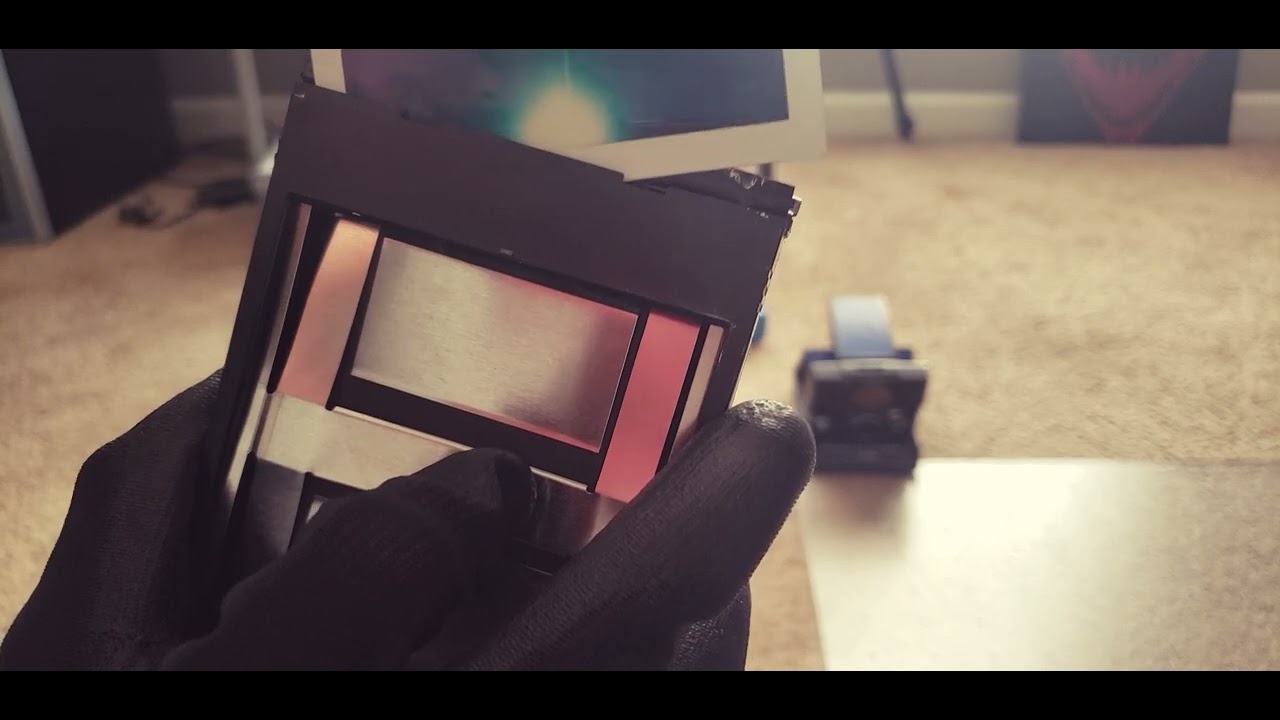 How to put I-type Film into a 600/Sx-70 film pack