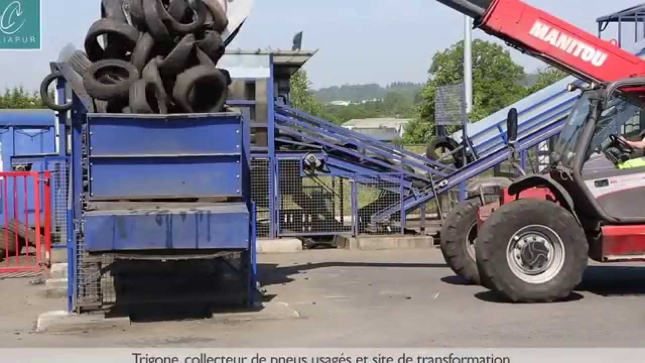 Aliapur - Trigone, collecteur de pneus usag&eacute;s et site de transformation (2014)