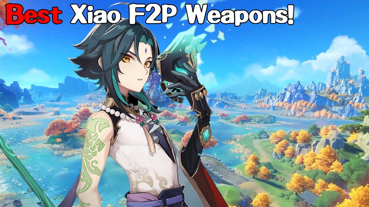 The BEST Xiao F2P Weapons! (Genshin Impact)