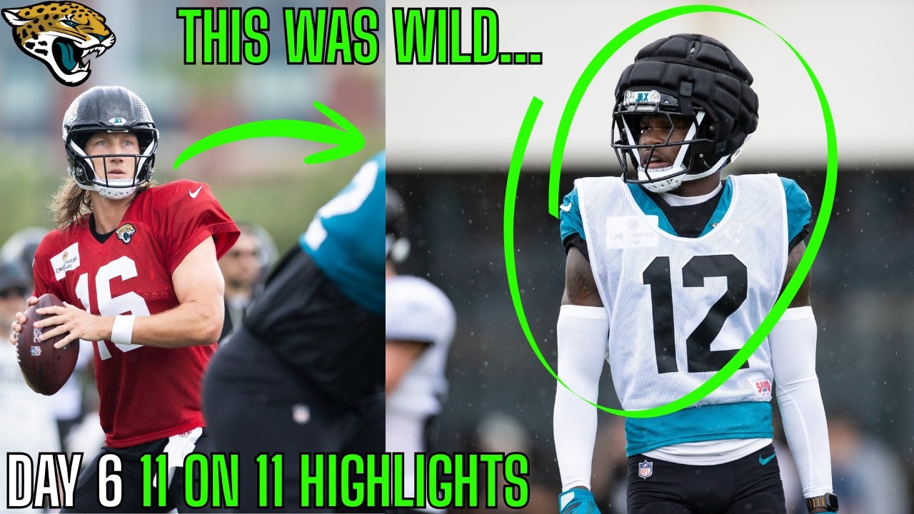 The Jacksonville Jaguars Day 6 Training Camp Highlights Are HEATING UP... | Travis Hunter |