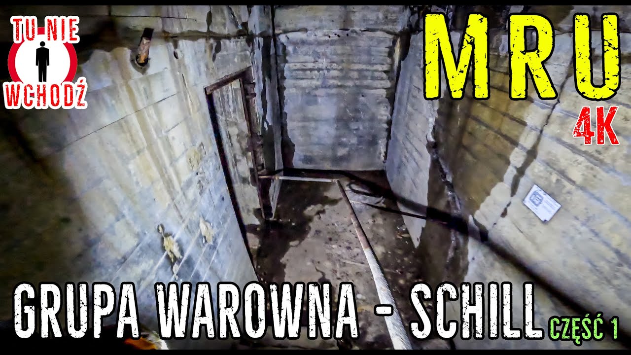 MRU - NIESAMOWITY SCHILL - Dwa połączone panzerwerki - dobry stan zachowania podziemi - #schill