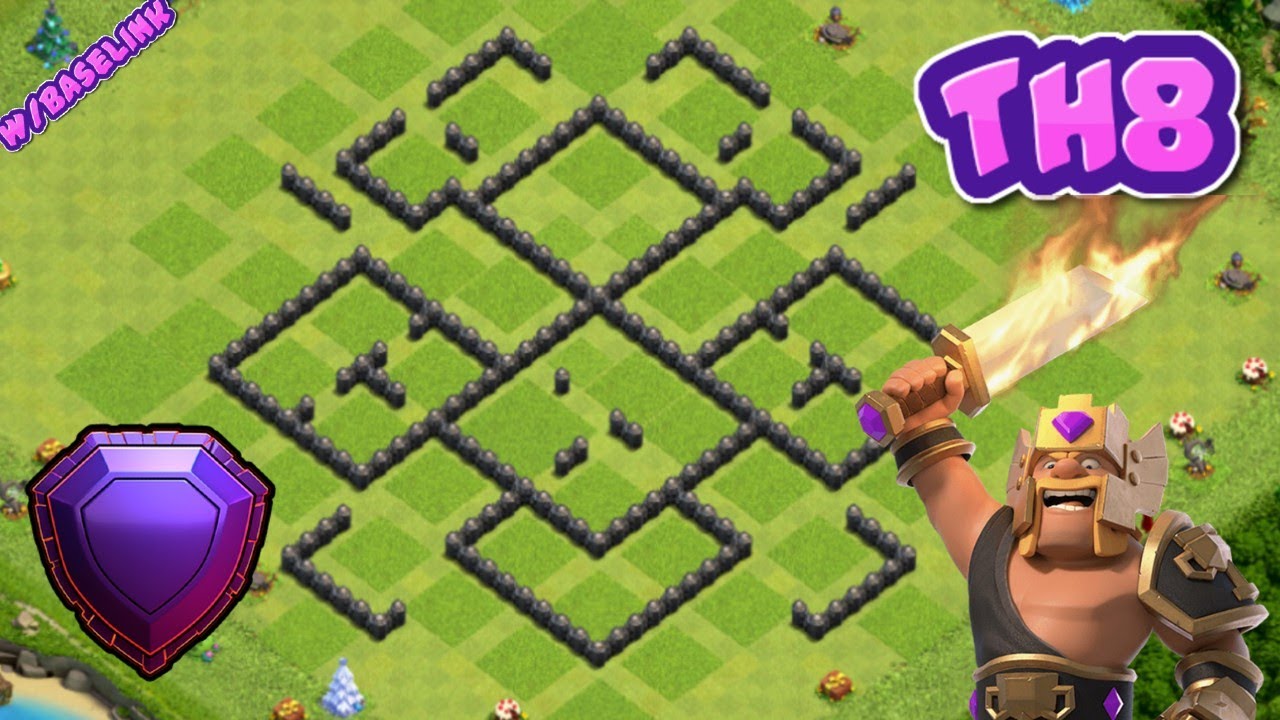 BEST Town Hall(TH8) Trophy Base 2021! (w/link) Th8 Base Layout/Farming/Defensive - Clash Of Clans
