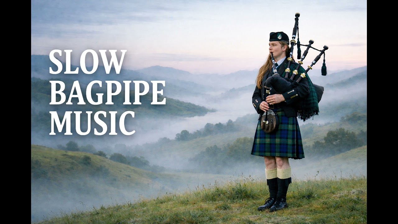 Slow Scottish Bagpipe Music | Peaceful Highland Pipes Instrumental