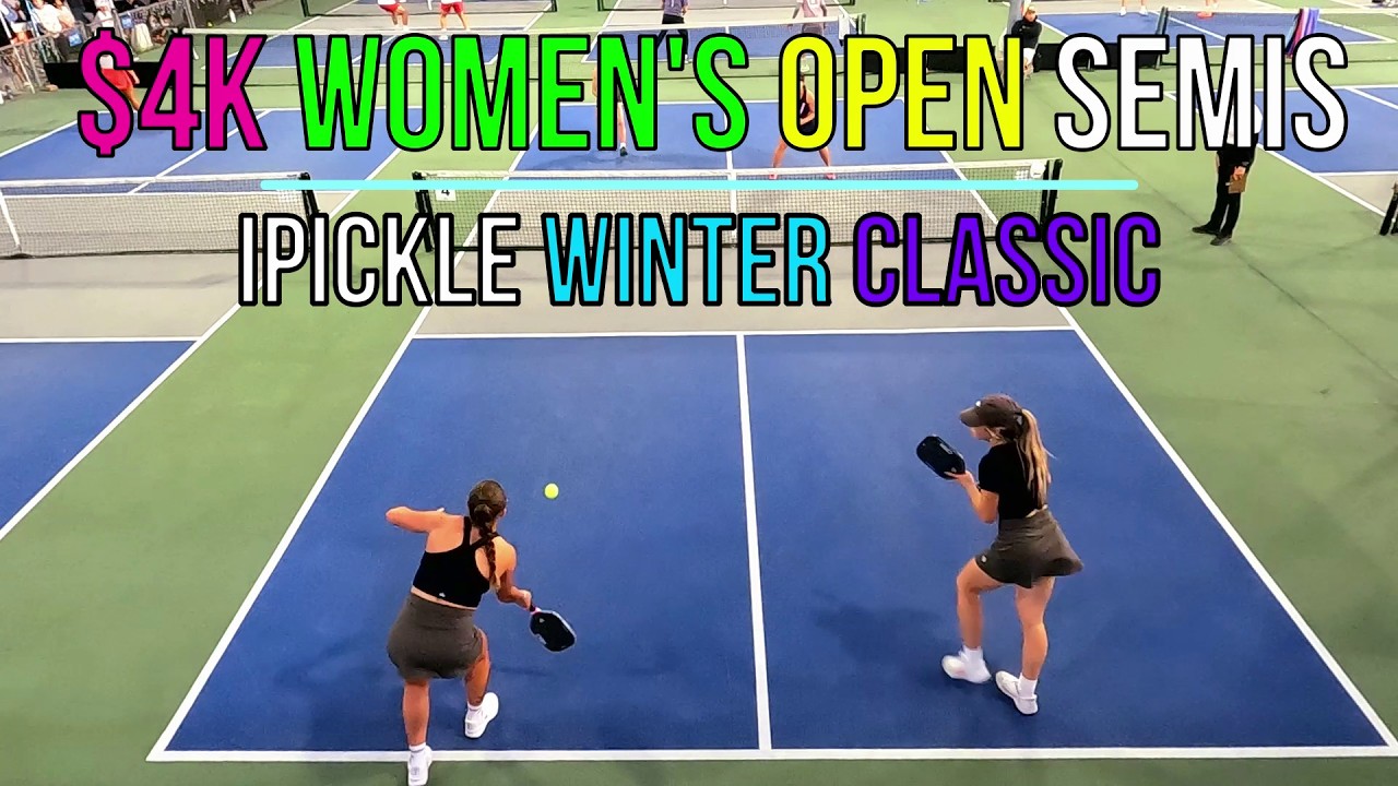 $4K Women’s Open Semifinal | Pierson (5.0) / Beck (5.2) vs Omori (4.8) / Ritchie (4.9) | iPickle