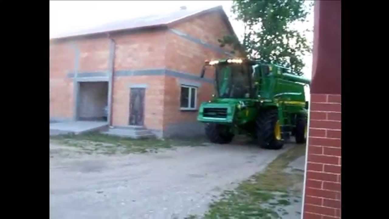 ZIELONY OKRĘT ŻNIWNY - JOHN DEERE W540  - 