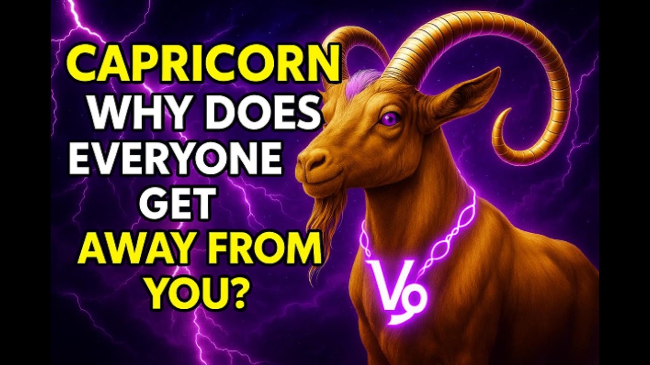 12 REASONS WHY PEOPLE STAY AWAY FROM YOU, CAPRICORN ♑🐐 🔥
