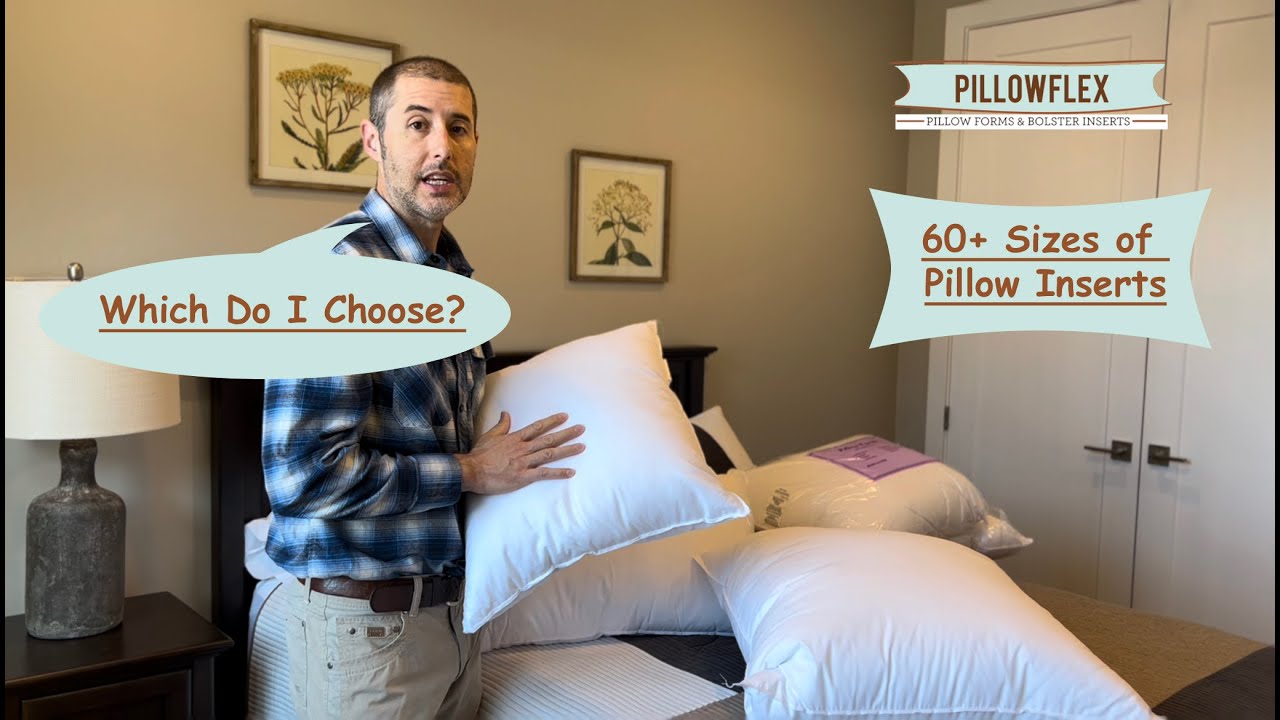 Sizes of Pillowflex Pillow Inserts We Make