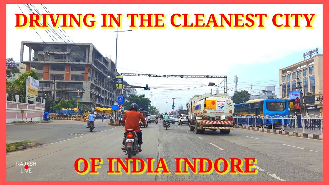 Indore: Driving from Scheme 114 to Bypass. See the cleanest city of India #enjoyindia