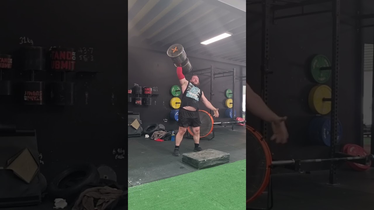 Australia's Strongest Man prep - training compilation.