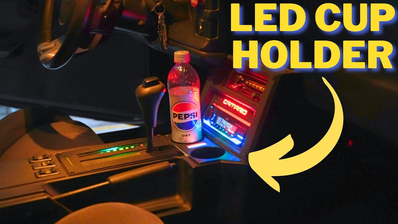 Custom LED Cup Holder for 82-92 Camaro | Third Gen Camaro Project | Episode 40