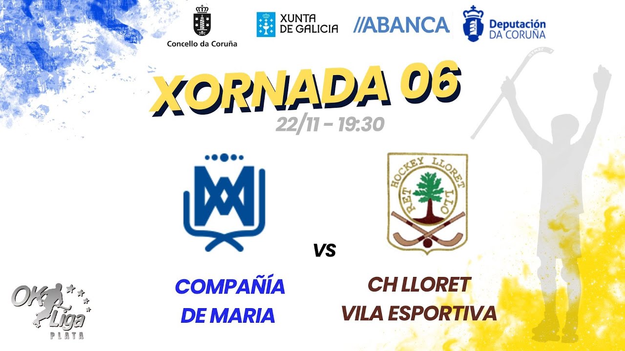 🎥​ OK PLATA: CDM  Hockey patines vs Lloret vila sportiva  J06.22/11/2025